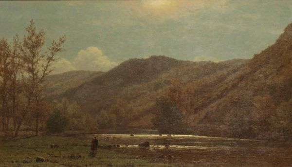 FREDERICK WILLIAM MEYER (fl. 1869-1922) 'Summer Moonlight in the Ardennes'