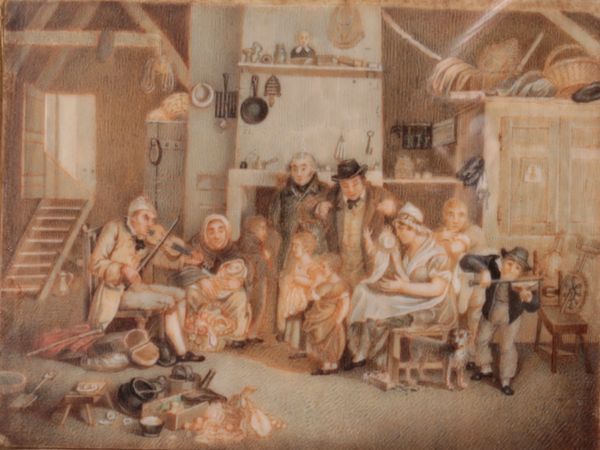 AFTER SIR DAVID WILKIE (1785-1841) 'The Blind Fiddler'