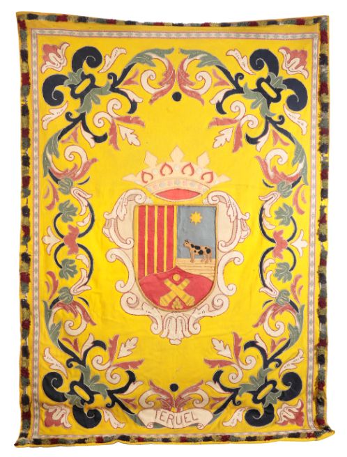A PAIR OF SPANISH TAPESTRY WALL HANGINGS