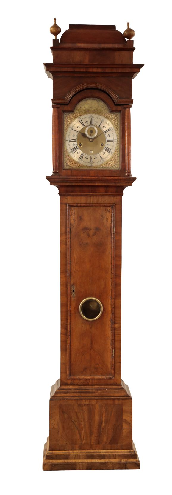 CHARLES GRETTON LONDON: A GEORGE I MONTH-GOING LONGCASE CLOCK