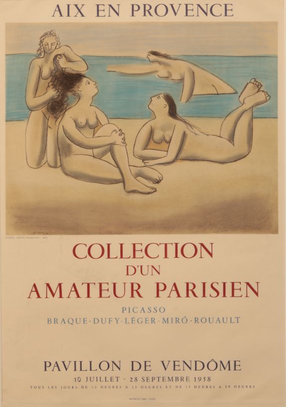 TWO REPRODUCTION FRENCH EXHIBITION POSTERS