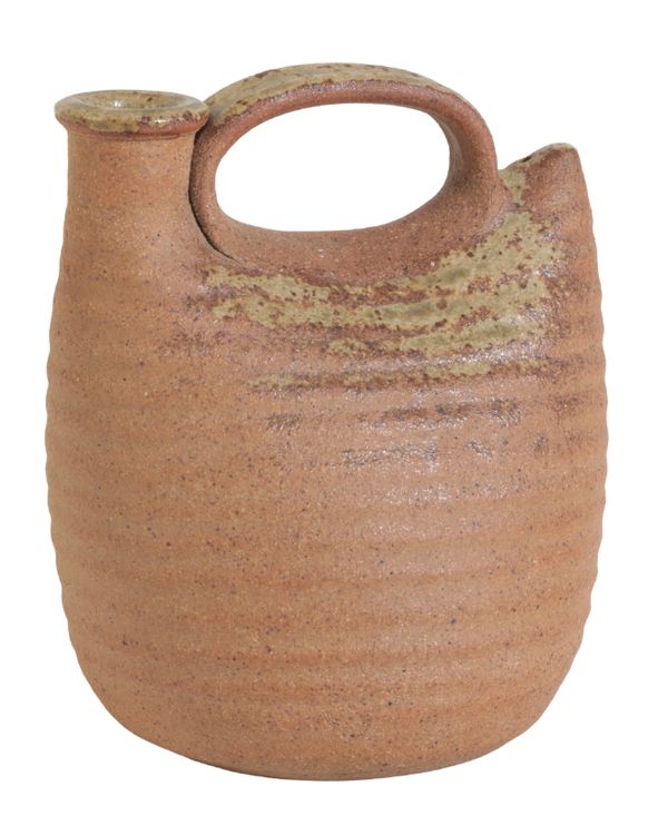 *JOHN LEACH (1939-2021) FOR MUCHELNEY POTTERY: A STONEWARE FLAGON