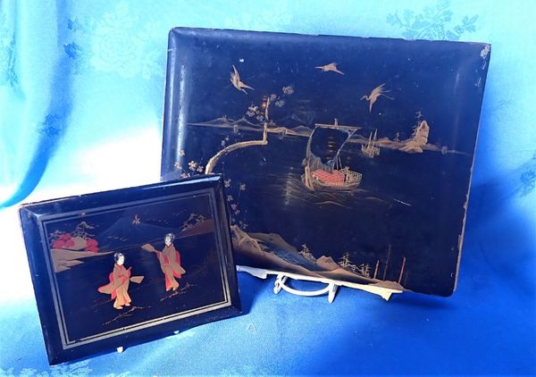 A JAPANESE LAQUERED PHOTOGRAPH ALBUM