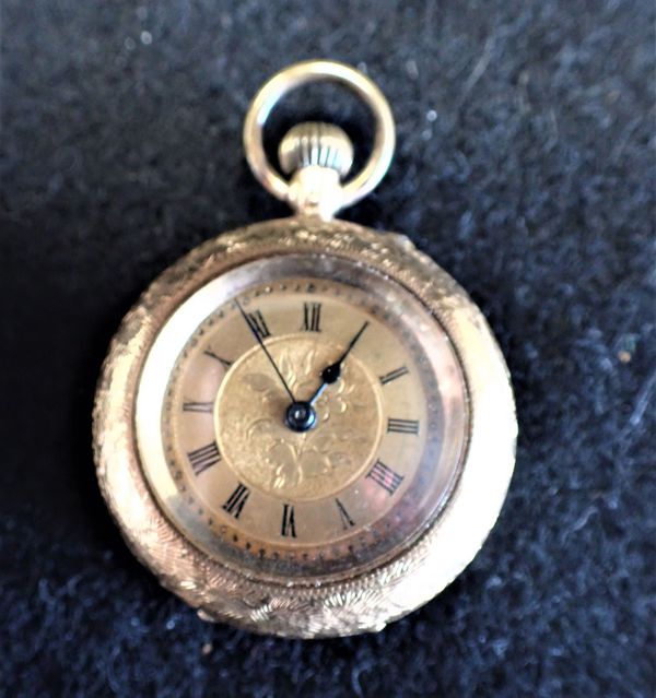 A LADIES 14CT GOLD WATCH