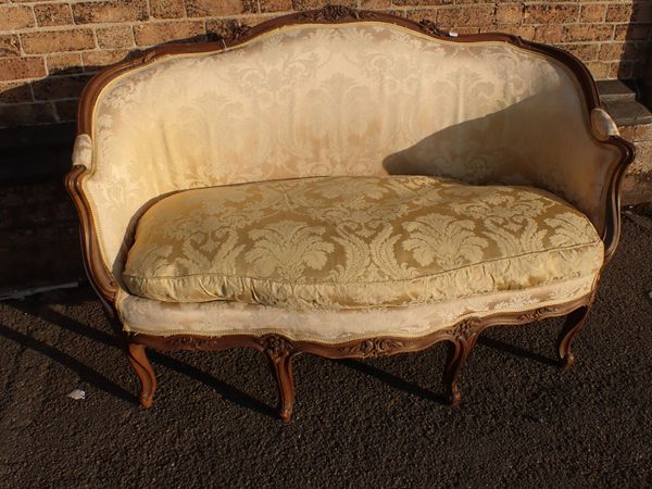 A LOUIS XV STYLE SOFA