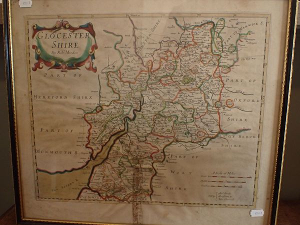 ROBERT MORDEN: MAP OF GLOUCESTERSHIRE