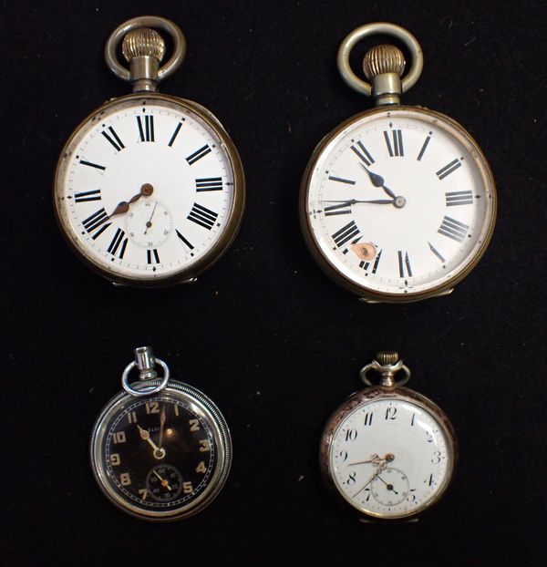 TWO GOLIATH GENTLEMAN'S POCKET WATCHES