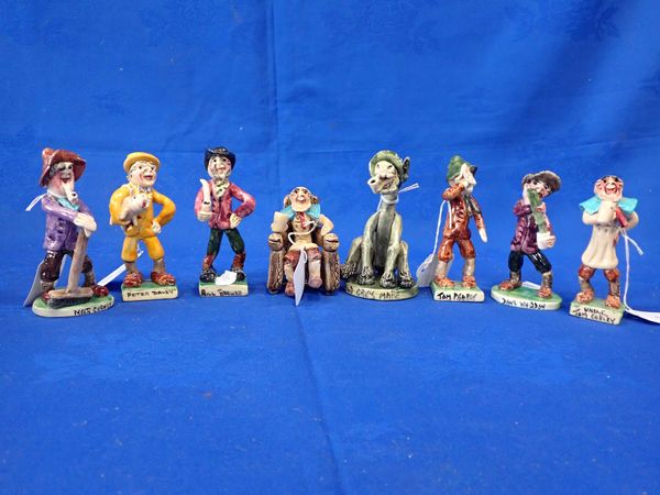 A COLLECTION OF WILL YOUNG WIDECOMBE FAIR SINGLE FIGURES