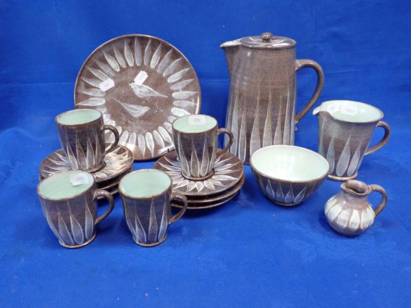 A W. FISHLEY HOLLAND PART COFFEE SET