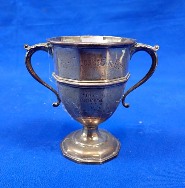 A SILVER PRESENTATION CUP