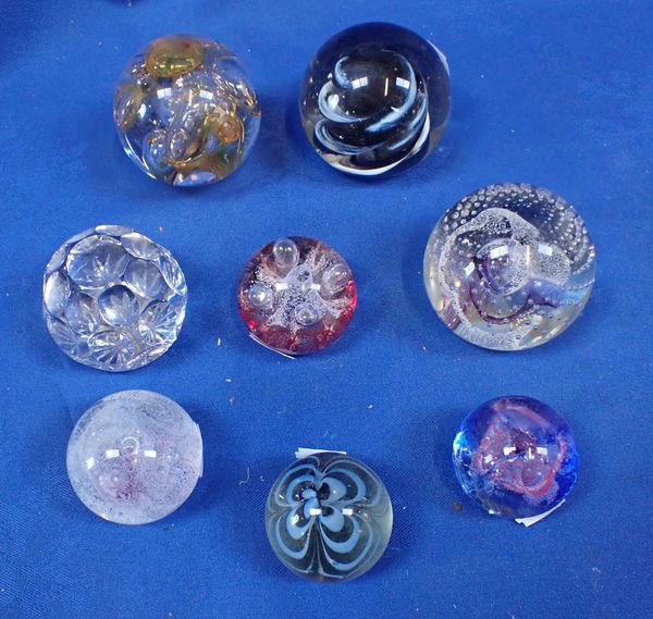 A GROUP OF FIVE CAITHNESS PAPERWEIGHTS