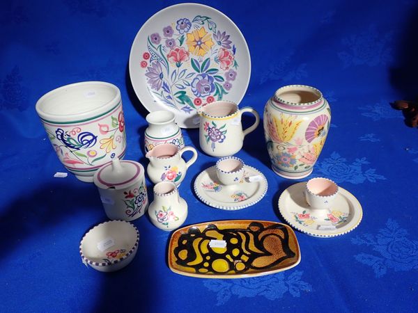 A COLLECTION OF POOLE TRADITIONAL WARE