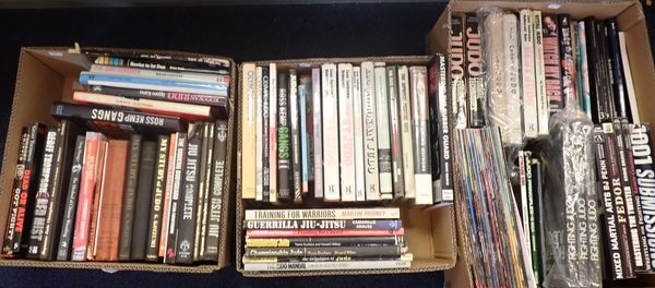 A COLLECTION OF JUDO AND MARTIAL ARTS BOOKS