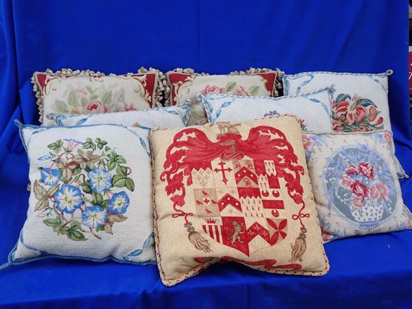 A COLLECTION OF SCATTER CUSHIONS