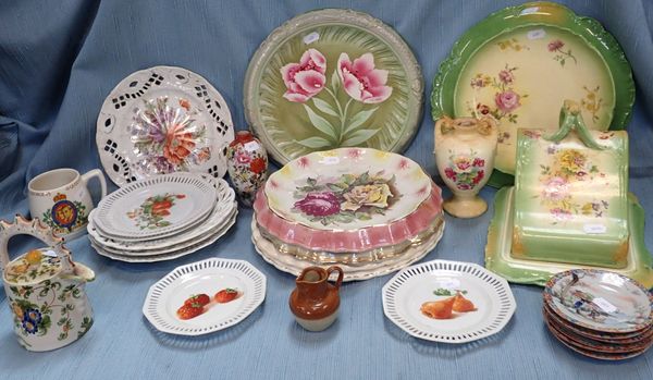 A COLLECTION OF VICTORIAN AND LATER BREAD PLATES