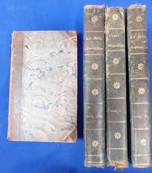 TWO VOLUMES OF 'LA BELLE ASSEMBLEE'