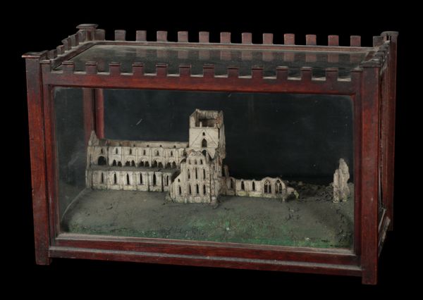 A DIORAMA OF A RUINED ABBEY