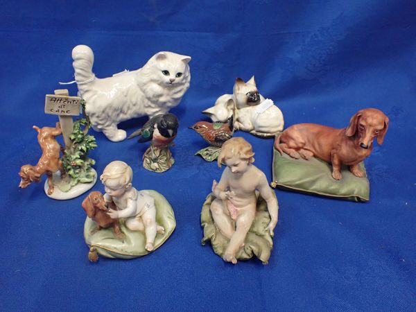 BESWICK MODELS OF CATS AND BIRDS