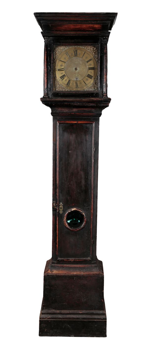 A GEORGE III LONGCASE CLOCK