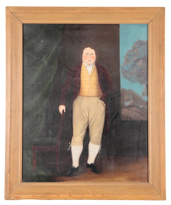 20TH CENTURY IN THE 18TH CENTURY STYLE, PORTRAIT OF A COUNTRY SQUIRE