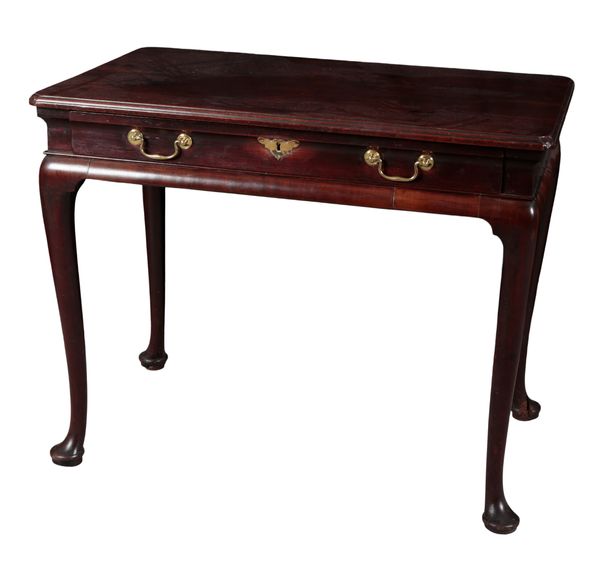 A GEORGE II MAHOGANY SIDE TABLE