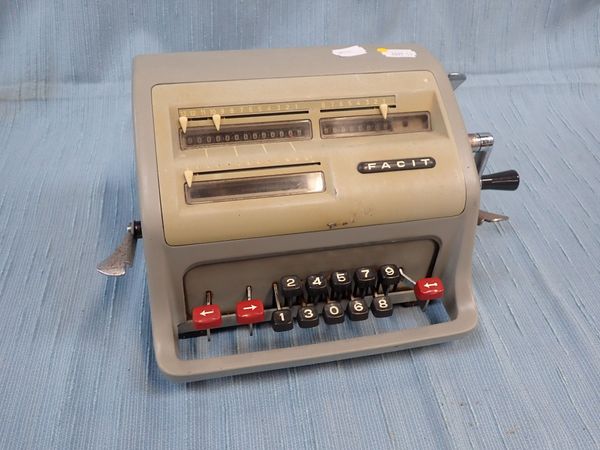 A VINTAGE BLOCK & ANDERSON LIMITED ADDING MACHINE