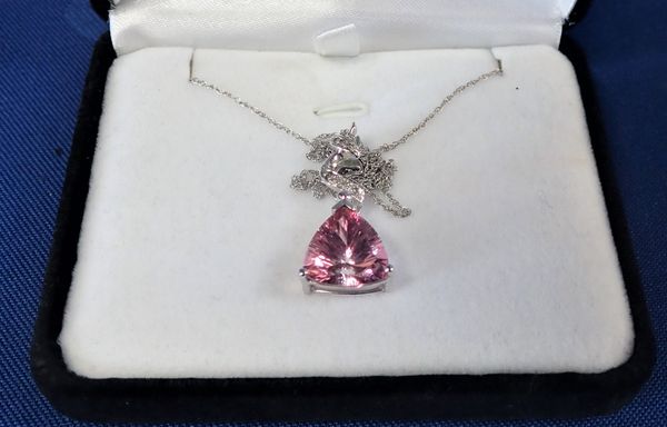 PINK TOPAZ NECKLACE