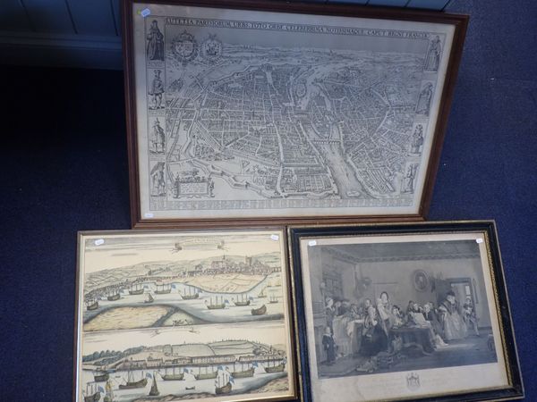 A REPRODUCTION OF VISSCHER'S 1618 PLAN OF PARIS