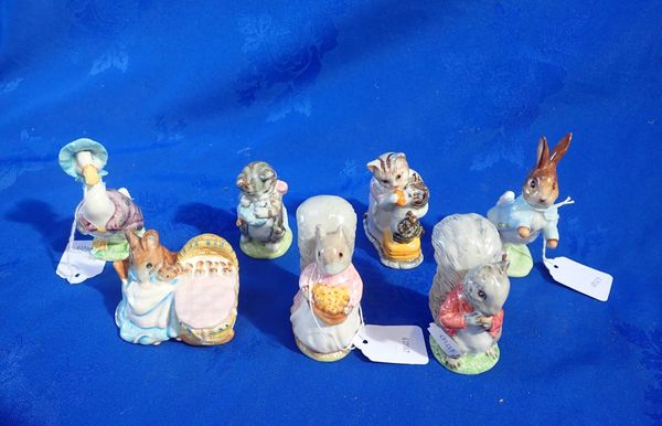 SEVEN BESWICK BEATRIX POTTER FIGURES