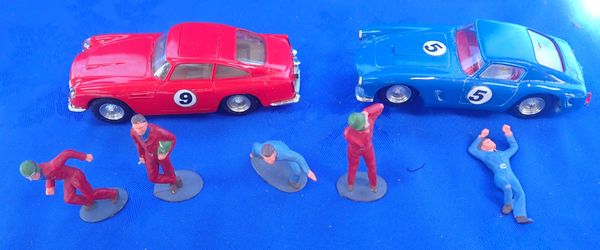 TWO VINTAGE TRIANG  SCALEXTRIC CARS