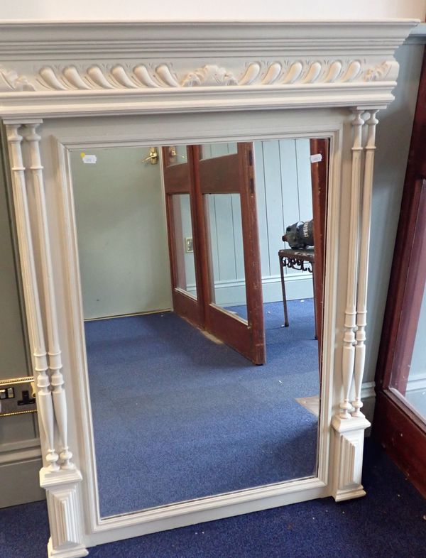 A 19TH CENTURY FLEMISH STYLE WALL MIRROR