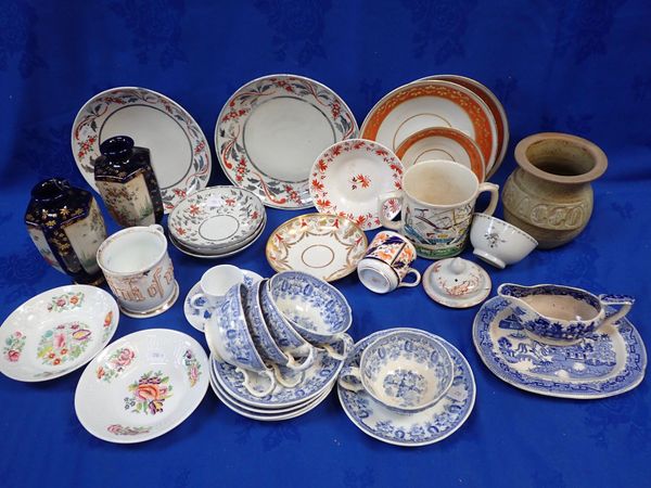 A COLLECTION OF REGENCY AND LATER CERAMICS