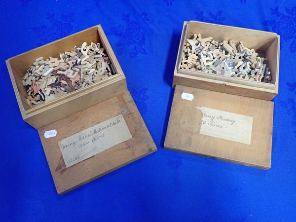 TWO VINTAGE JIGSAW PUZZLES