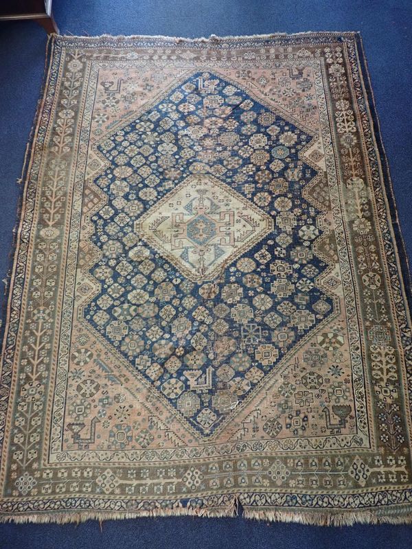 A QASHAIY PERSIAN RUG