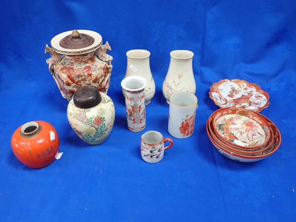 A COLLECTION OF JAPANESE CERAMICS