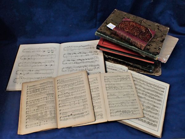 A QUANTITY OF 19TH CENTURY AND LATER MUSICAL SCORES