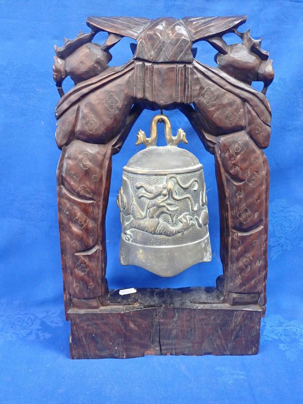 A CHINESE BRONZE BELL