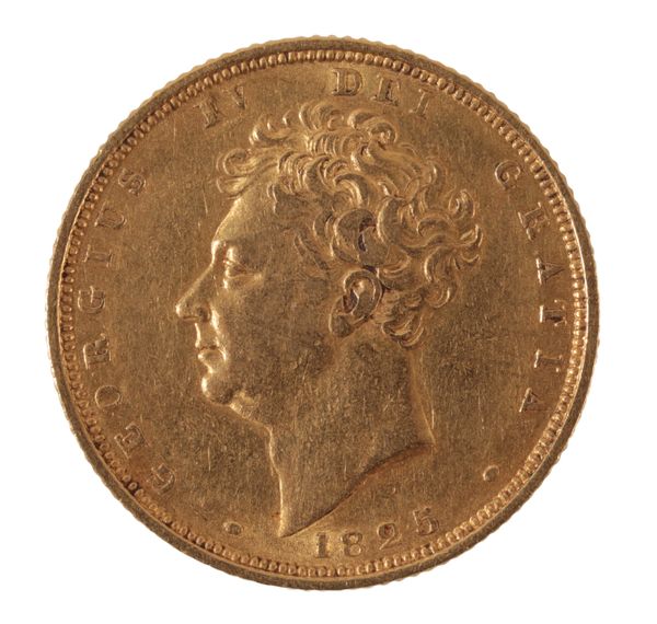 AN 1825 GEORGE IV GOLD SOVEREIGN