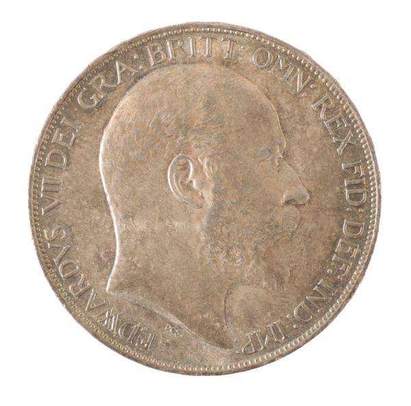 A 1902 EDWARD VII SILVER CROWN