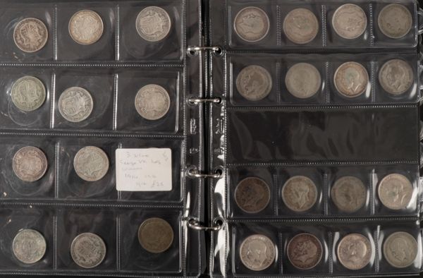 A QUANTITY OF GEORGE V HALF CROWNS