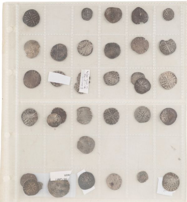 A COLLECTION OF EDWARD I SILVER HAMMERED COINS