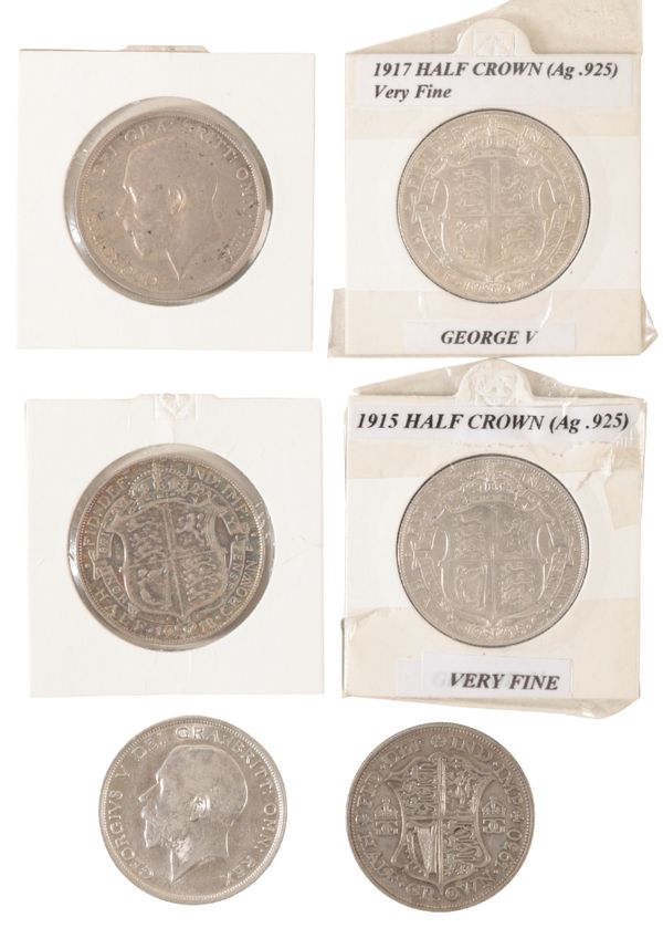 A 1915 GEORGE V HALF CROWN