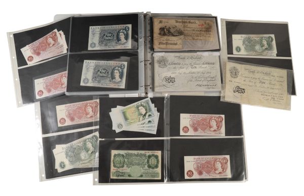 A COLLECTION OF BANK OF ENGLAND BANK NOTES