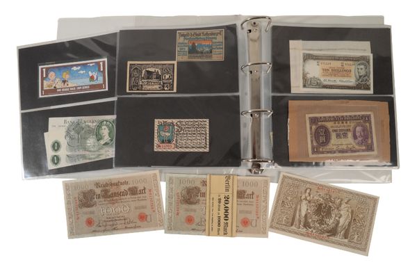 A COLLECTION OF MIXED WORLD BANK NOTES