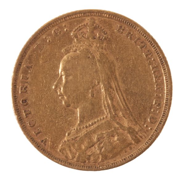 AN 1890 QUEEN VICTORIA GOLD SOVEREIGN