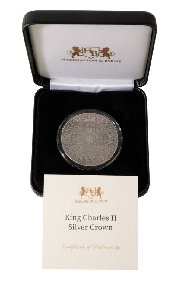 A CHARLES II SILVER CROWN