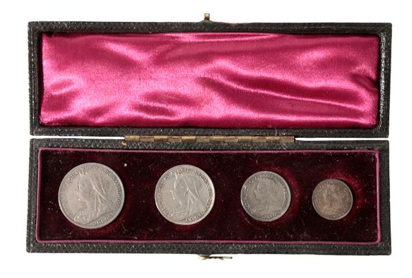 AN 1894 QUEEN VICTORIA MAUNDY COIN SET