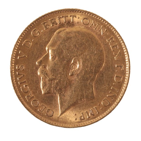 A  GEORGE V 1912 GOLD HALF SOVEREIGN