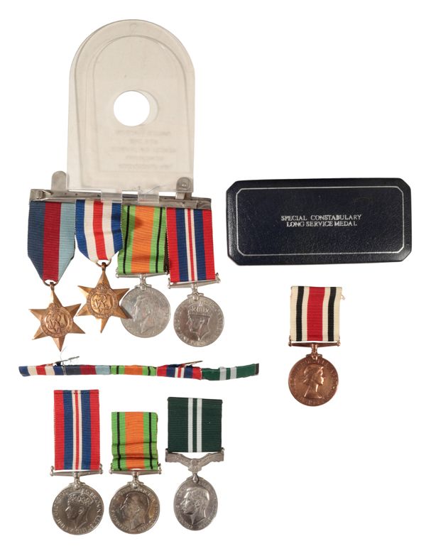 AN RAF AUXILIARY AIR EFFICIENCY GROUP & FAMILY MEDALS