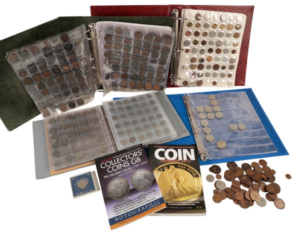 A QUANTITY OF COINS